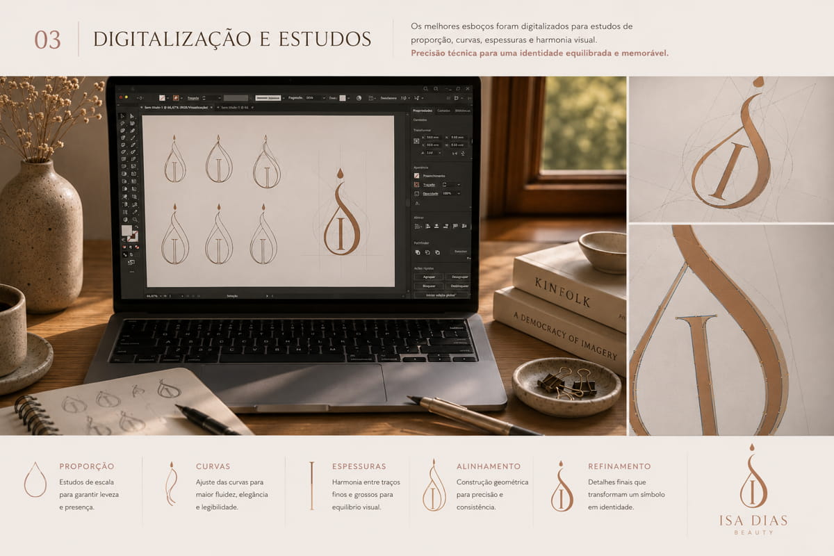 Isa Dias Beauty rótulos embalagens produto cosmético